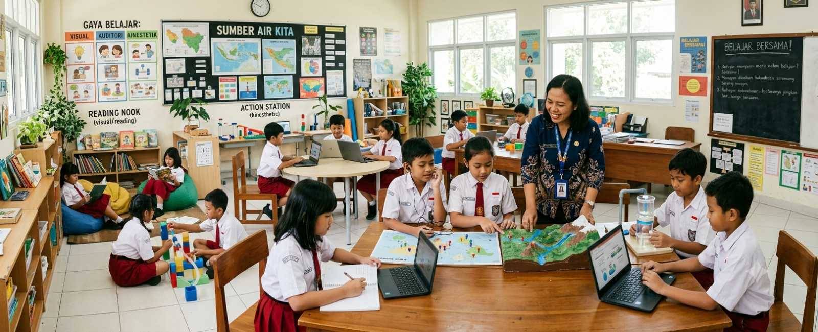 Mendukung Anak dengan Gaya Belajar Berbeda di Satu Kelas