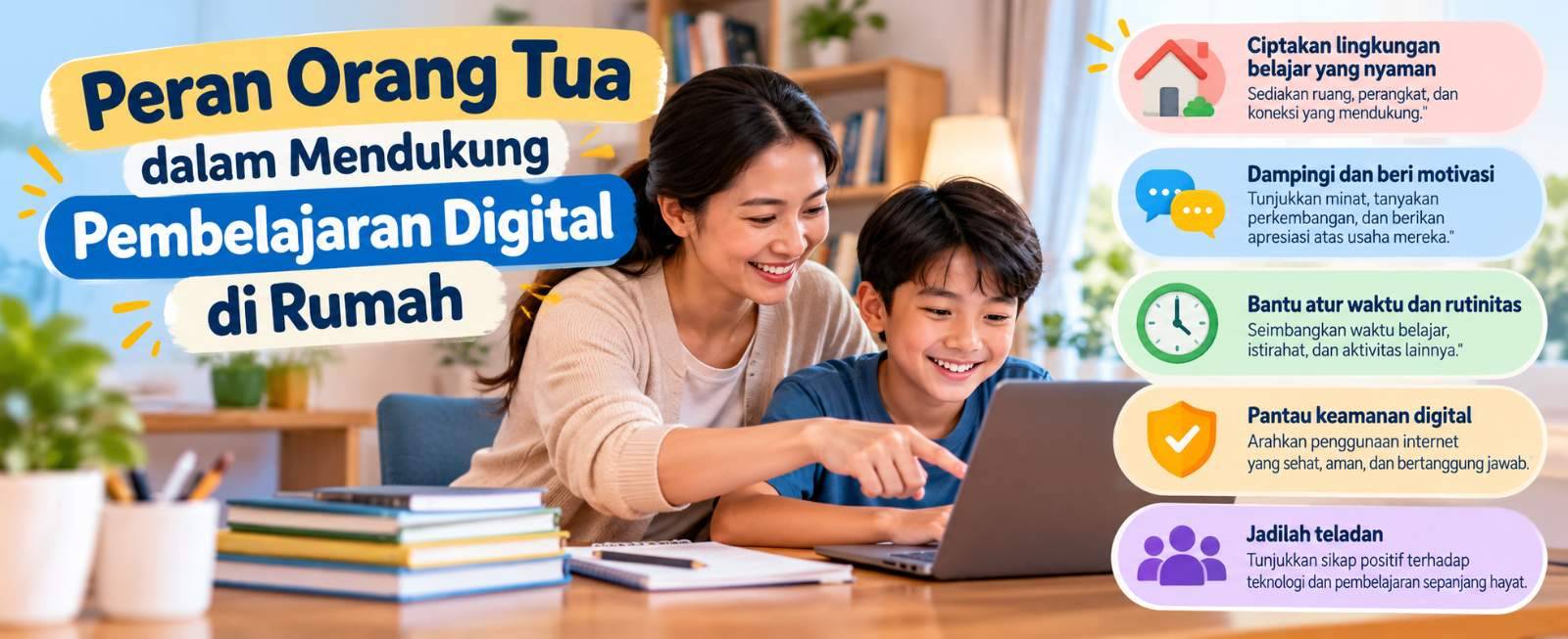 Peran Orang Tua dalam Mendukung Pembelajaran Digital di Rumah